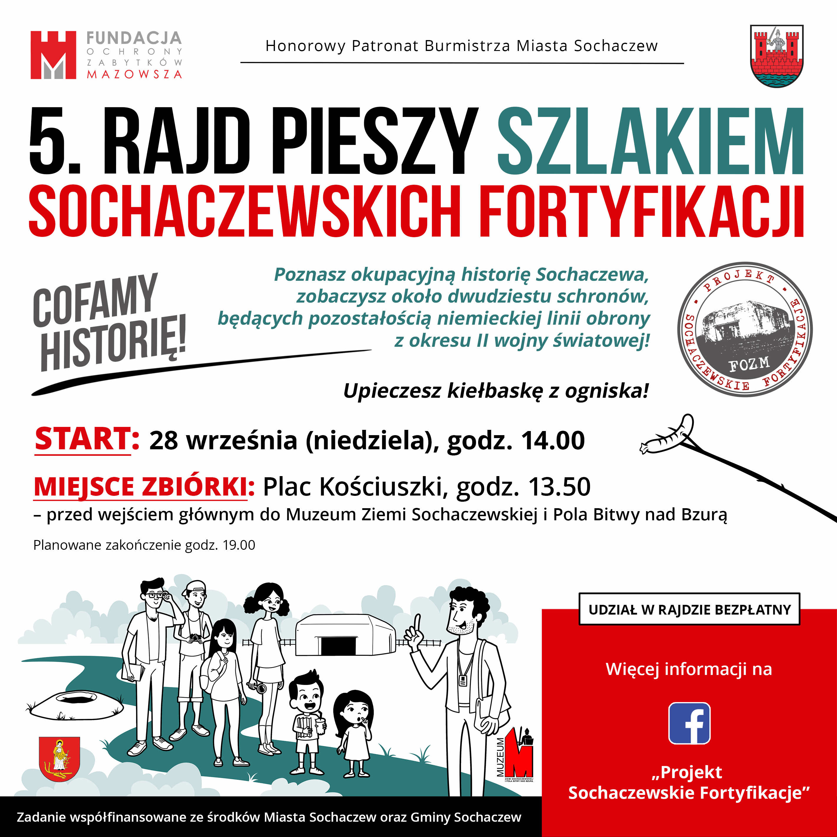 5 Rajd Pieszy - plakat FB 2